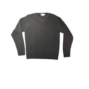 J. Crew Sweater Womens Size Large Black Versatile Cottagecore Heavy Goth Chunky